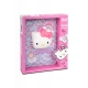 Zápisník B6 s 3D postavičkou modrý Hello Kitty Pastel Pink