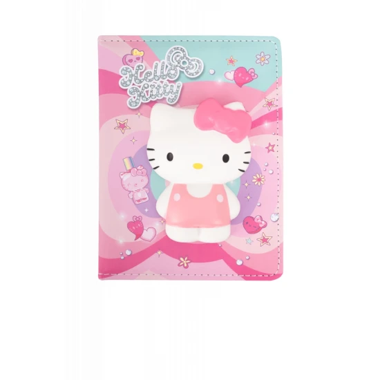 Zápisník B6 s 3D postavičkou ružový Hello Kitty Pastel Pink