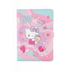 Zápisník so zapínaním na magnet Heart Hello Kitty Pastel Pink