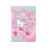 Zápisník so zapínaním na magnet Heart Hello Kitty Pastel Pink