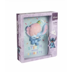 Zápisník B6 s 3D postavičkou Dessert Stitch Pastel