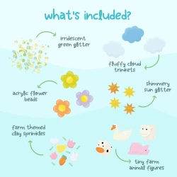 Doplnky do senzorickej fľaše Farm