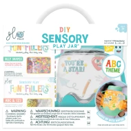 DIY Sada senzorická fľaša s doplnkami ABC