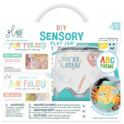 DIY Sada senzorická fľaša s doplnkami ABC