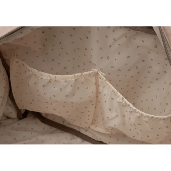 Prebaľovacia taška Embossed Lily Milky Coffee