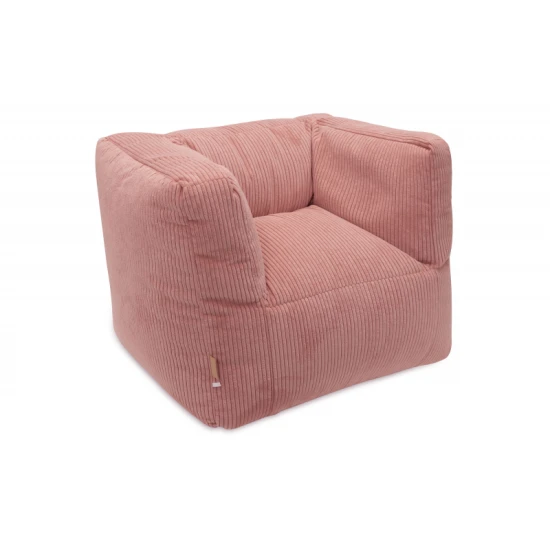 Kreslo detské Beanbag Corduroy Wild Rose