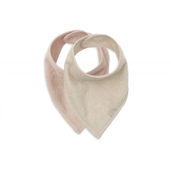 Podbradník bandana 2ks Silk Rose / Sand