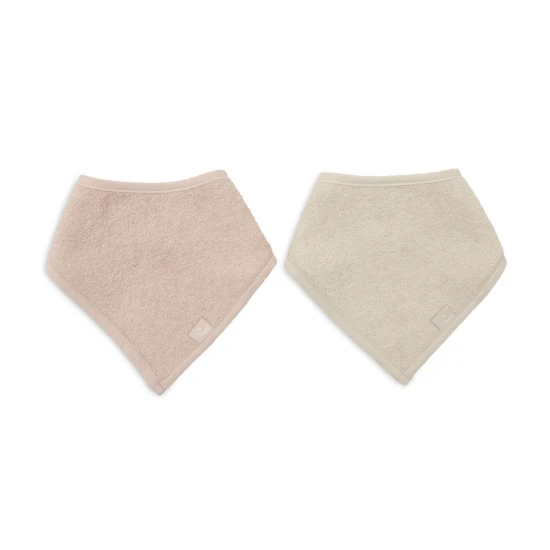Podbradník bandana 2ks Silk Rose / Sand