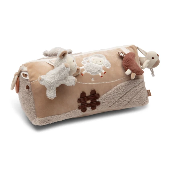 Vankúšik trojhranný s aktivitami Woolly – Jollein 068-001-68199