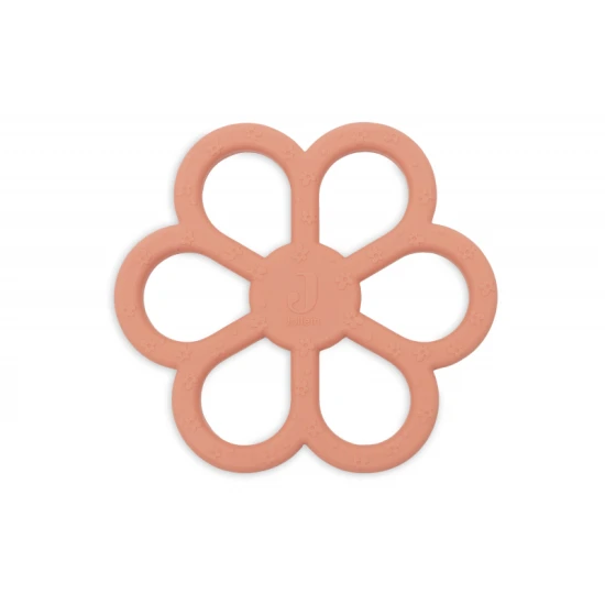 Hryzátka silikónové Flowers Coral Rose