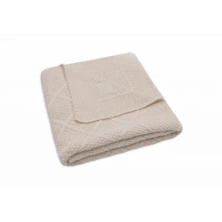 Deka 75x100cm Check Knit Oatmeal