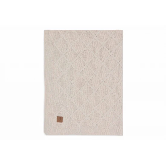 Deka 75x100cm Check Knit Oatmeal