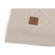 Deka 75x100cm Check Knit Oatmeal