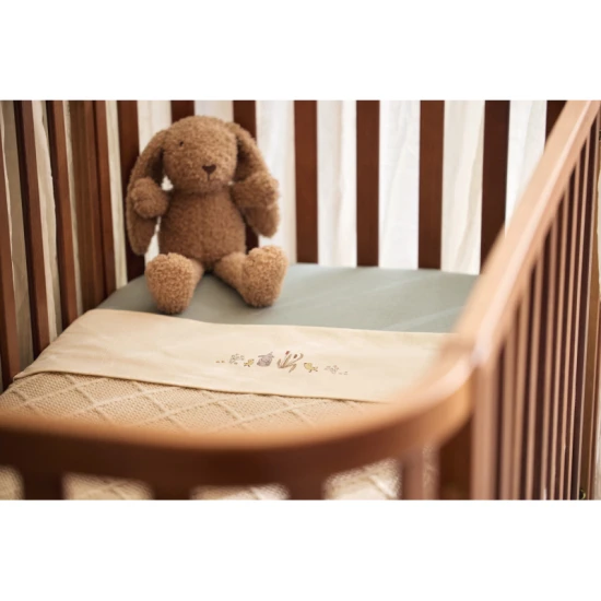 Deka 75x100cm Check Knit Oatmeal