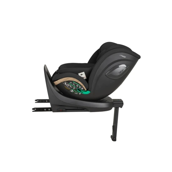 Autosedačka 40-150 cm i-Twist i-SIZE Black - KikkaBoo 31002100114KB