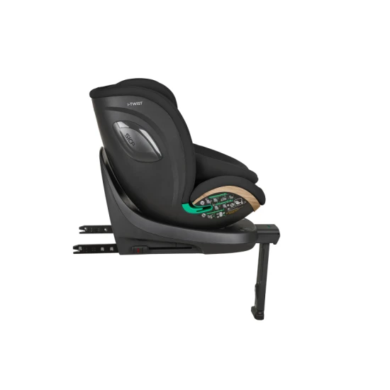 Autosedačka 40-150 cm i-Twist i-SIZE Black - KikkaBoo 31002100114KB