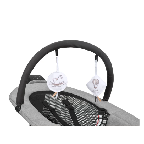 Hojdacie lehátko elektrické Zazu Grey - KikkaBoo 31005010096KB