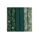 Plienky mušelínové 30x30 cm 6ks Secret Garden Green - KikkaBoo 31103010105KB