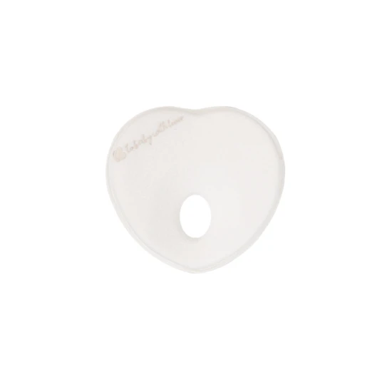 Ergonomický vankúšik z pamäťovej peny Heart Airknit White - KikkaBoo 31106010128KB