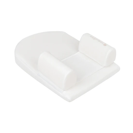 Polohovacia podložka z pamäťovej peny klinová Airknit White - KikkaBoo 31106010134KB