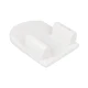 Polohovacia podložka z pamäťovej peny klinová Airknit White - KikkaBoo 31106010134KB