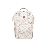 Prebaľovací batoh Siena Luxe Secret Garden Beige