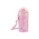 Hrnček so silikónovou slamkou a popruhom 450ml Music Fest Pink - KikkaBoo 31302030081KB