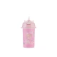 Hrnček so silikónovou slamkou a popruhom 450ml Music Fest Pink - KikkaBoo 31302030081KB