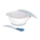 Miska s prísavkou, viečkom a lyžičkou s tepelným senzorom Blue - KikkaBoo 31302040126KB