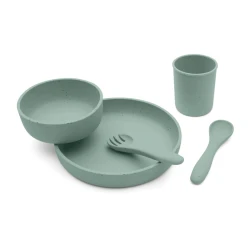 Jedálenská sada 5-dielna Platinum Silicone Sage