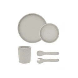 Jedálenská sada 5-dielna Platinum Silicone Sand