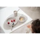 Jedálenská sada 5-dielna Platinum Silicone Sand - KikkaBoo 31302050002KB