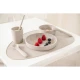 Jedálenská sada 5-dielna Platinum Silicone Sand - KikkaBoo 31302050002KB
