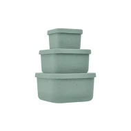 Sada boxov na desiatu 3 ks Platinum Silicone Sage