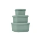 Sada boxov na desiatu 3 ks Platinum Silicone Sage - KikkaBoo 31302050009KB