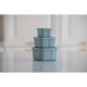 Sada boxov na desiatu 3 ks Platinum Silicone Sage - KikkaBoo 31302050009KB