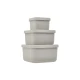 Sada boxov na desiatu 3 ks Platinum Silicone Sand - KikkaBoo 31302050010KB