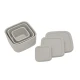 Sada boxov na desiatu 3 ks Platinum Silicone Sand - KikkaBoo 31302050010KB