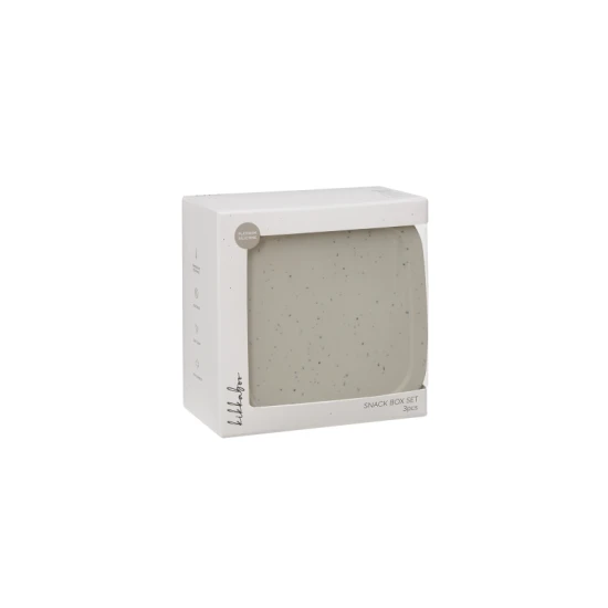 Sada boxov na desiatu 3 ks Platinum Silicone Sand - KikkaBoo 31302050010KB
