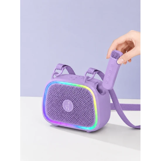 Bluetooth Karaoke set Star Purple s mikrofónom