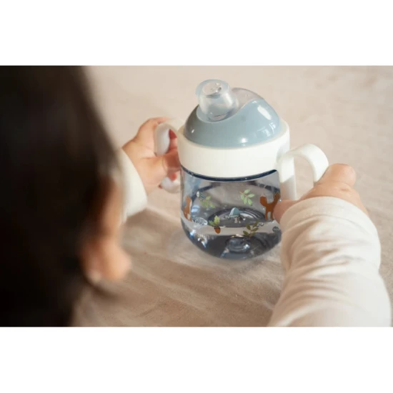 Hrnček s náustkom Forest Friends: Prvé samostatné pitie