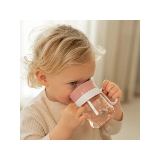 Trénovací hrnček 360° Fairy Garden: Učíme sa piť ako z pohára bez rozliatia!