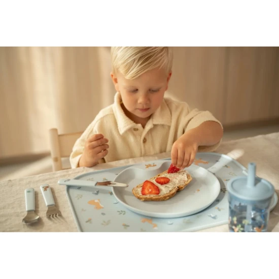 Stolovanie bez nehôd – Podnos Little dutch s protišmykovou podložkou