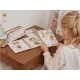 Praktické puzdro Fairy Garden na organizáciu výtvarných potrieb