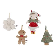 Vianočné ozdoby plyšové Rosa