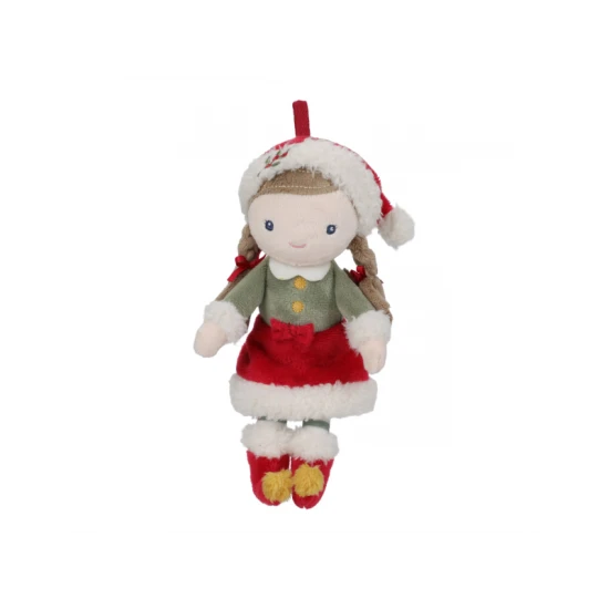 Vianočné ozdoby plyšové Rosa Little Dutch – sada 4 mäkkých ozdôb na stromček