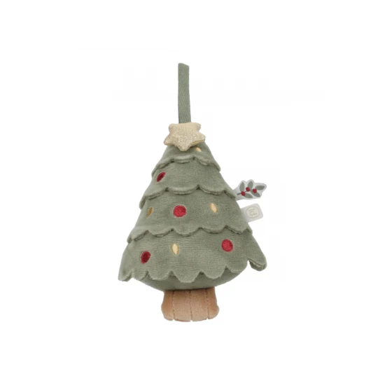 Vianočné ozdoby plyšové Rosa Little Dutch – sada 4 mäkkých ozdôb na stromček