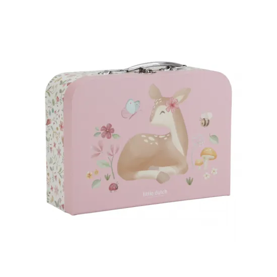 Detské kufríky Fairy Garden s potlačou motívov zo záhrady