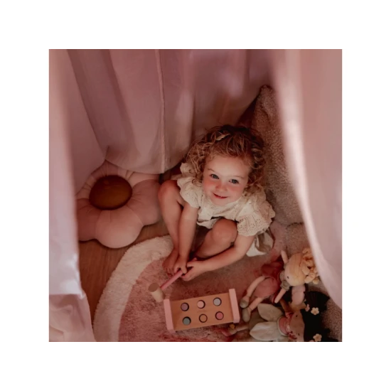 Mušelínové nebesá nad postieľku Little Dutch Pure Blossom 250 cm