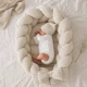 Hniezdo pre bábätko s ochranným vrkočom a hracou podložkou Aesthetic – MeowBaby MAMW1294
